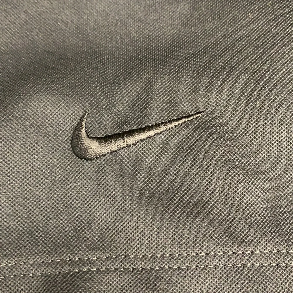 Nike Golf Dri-Fit Dark Gray Subdued Logo Short Sleeve Polo Shirt Size XL X-Large